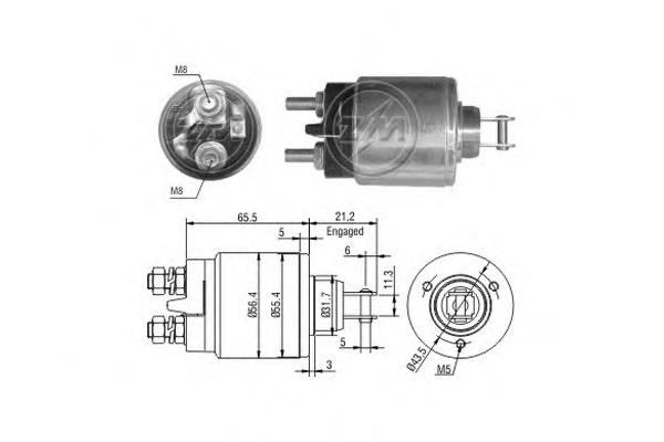 Interruptor magnético, estárter ZM579 ERA