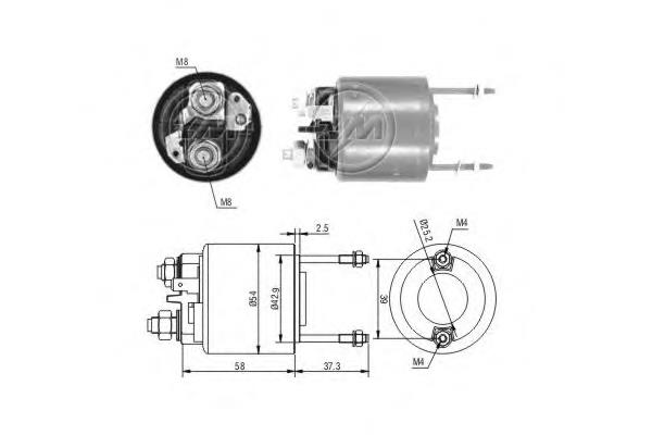 ZM592 ERA Solenoide arranque
