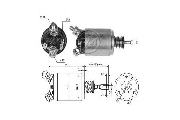 ZM633 ERA interruptor magnético, estárter