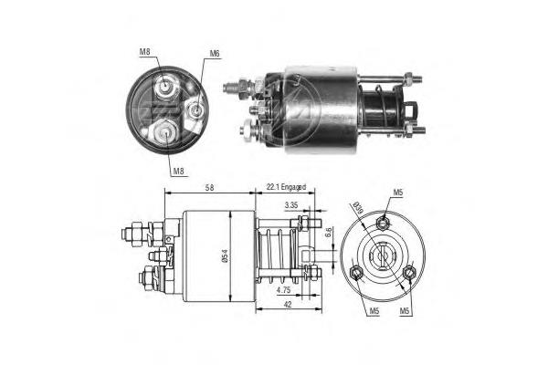 ZM9595 ERA interruptor magnético, estárter