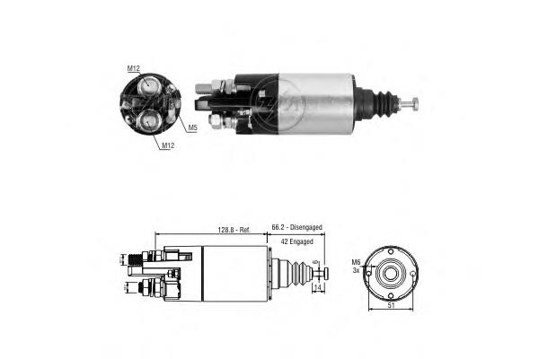 Interruptor magnético, estárter ZM842 ERA
