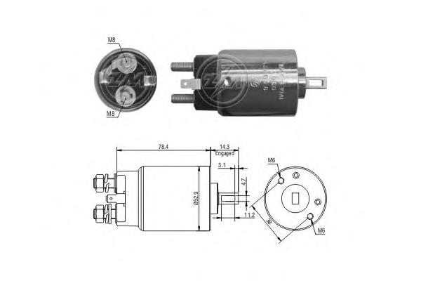 Interruptor magnético, estárter ZM980 ERA