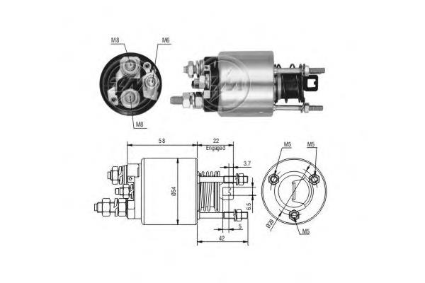 ZM7595 ERA bendix, motor de arranque