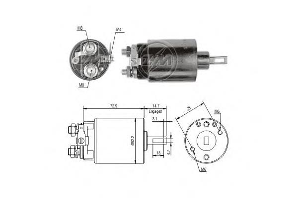 Interruptor magnético, estárter ZM780 ERA