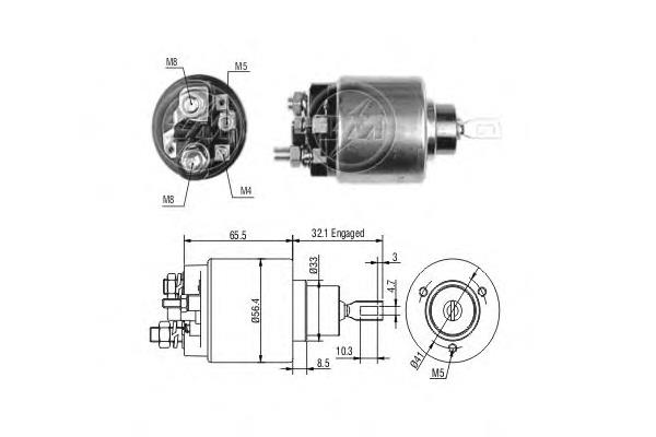 Motor de arranque ZM771 ERA