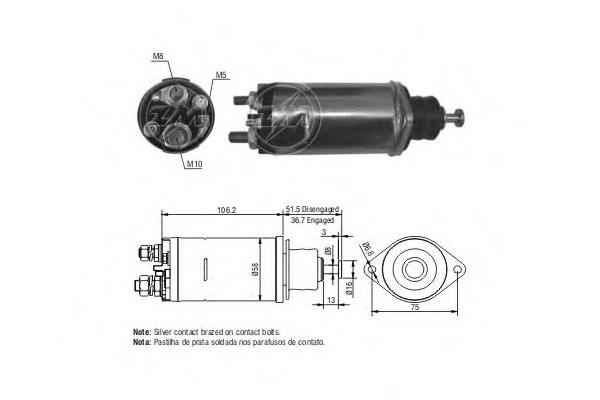 ZM810 ERA interruptor magnético, estárter