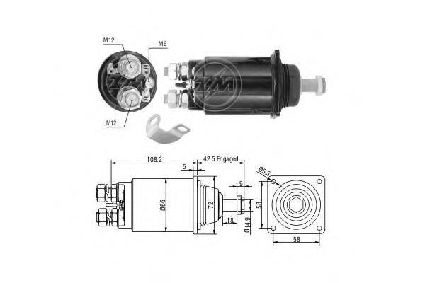 ZM832 ERA interruptor magnético, estárter