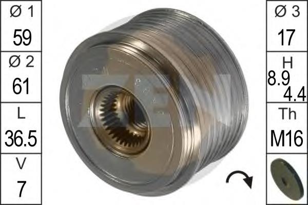 Polea alternador ZN5403 ERA