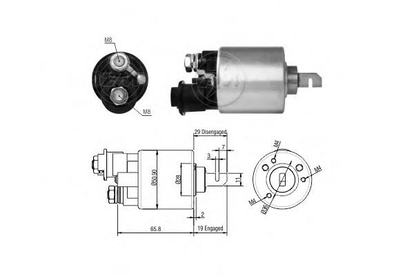 1.01.1608.0 ZEN bendix, motor de arranque