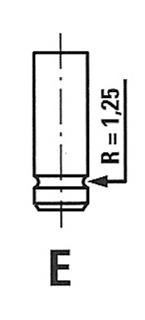 Válvula de admisión R4221S Freccia