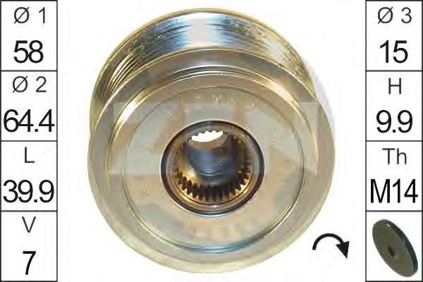 Comprar ZN5509 ERA Rueda libre del alternador