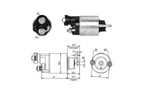 46149 Meat&Doria Solenoide arranque