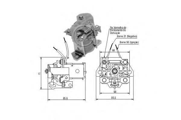 Interruptor magnético, estárter ZM2903 ERA