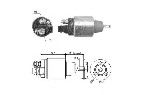 ZM3972 ERA Solenoide arranque