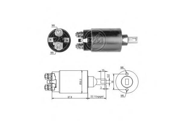 46143 Meat&Doria Solenoide arranque