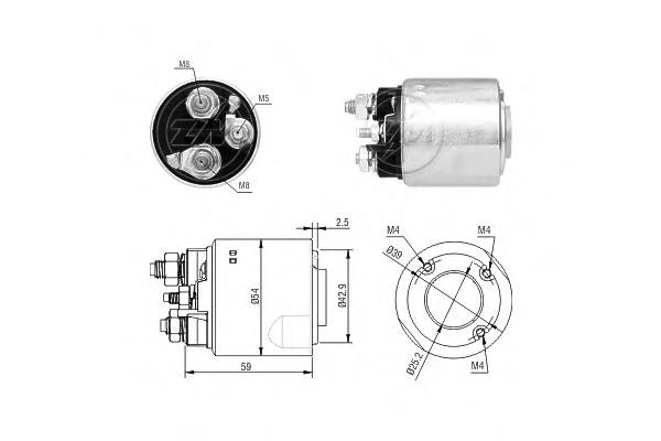 Interruptor magnético, estárter ZM2498 ERA