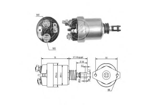 ZM567 ERA Solenoide arranque