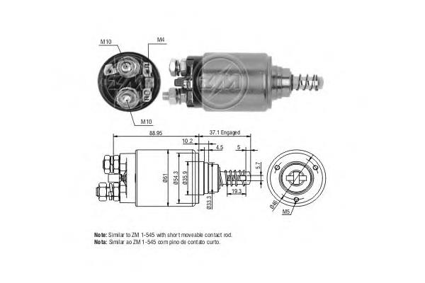 ZM545 ERA interruptor magnético, estárter