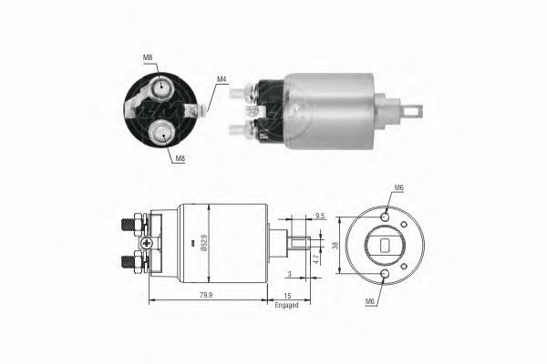 ZM3981 ERA interruptor magnético, estárter