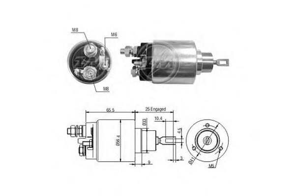 Interruptor solenoide para Alfa Romeo 159 (939)