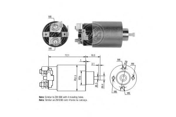 ZM4698 ERA interruptor magnético, estárter