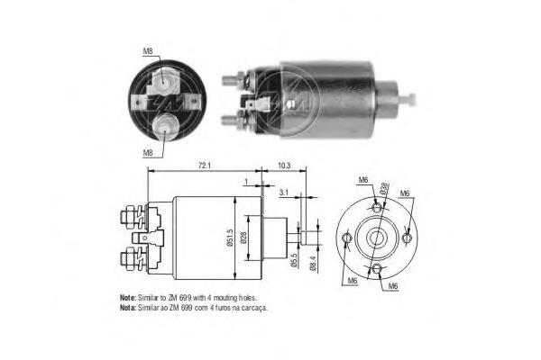 ZM4699 ERA interruptor magnético, estárter