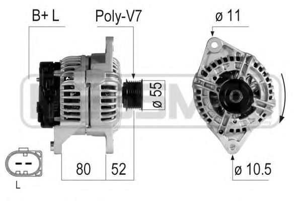 Alternador del motor ERA 210723 precio, desde 133,10 EUR