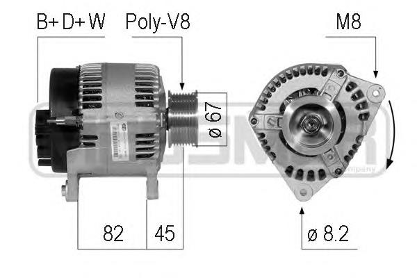 Alternador A9233 As-pl