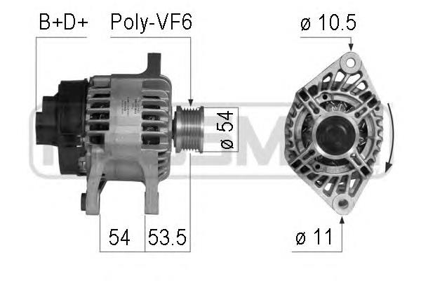 210751 ERA alternador