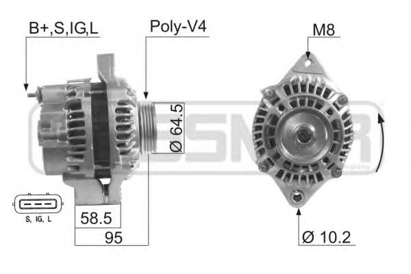 Alternador del motor ERA 210613 precio, desde 58,90 EUR