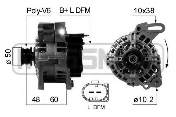 210671 ERA alternador