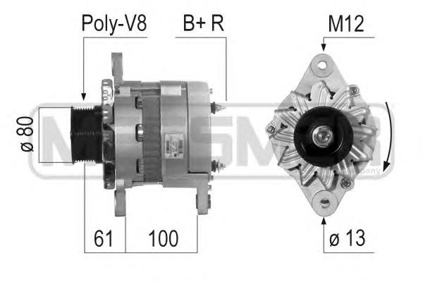 Alternador A9244S As-pl