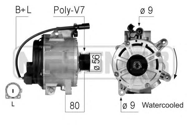 Alternador del motor VAG 94860301505 precio, desde 278,78 EUR