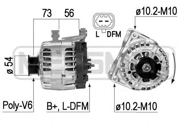 210832 ERA alternador