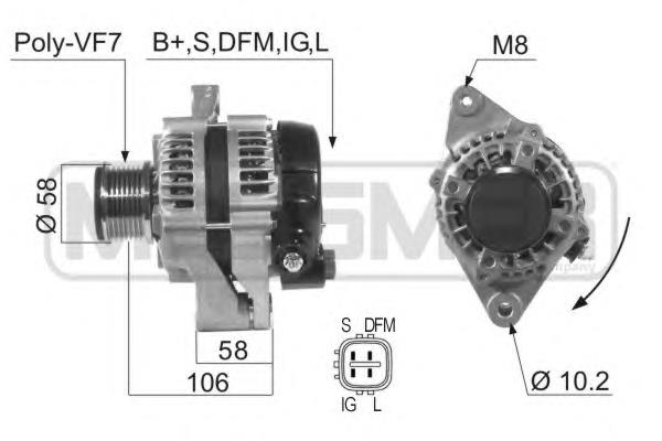 Alternador del motor ERA 210577 precio, desde 188,66 EUR