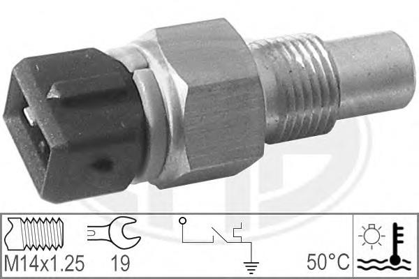 Sensor de temperatura del refrigerante, salpicadero 330645 ERA