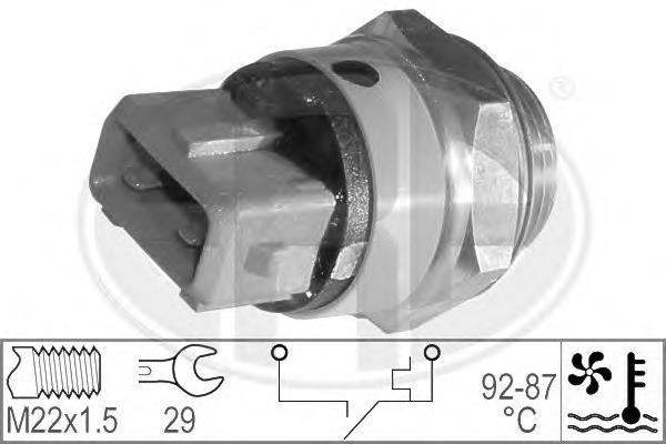 330194 ERA sensor, temperatura del refrigerante (encendido el ventilador del radiador)