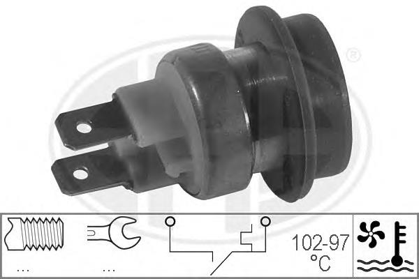 Sensor, temperatura del refrigerante (encendido el ventilador del radiador) 330196 ERA