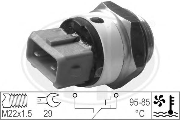 330180 ERA sensor, temperatura del refrigerante (encendido el ventilador del radiador)