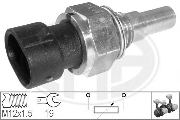 Sensor de temperatura del refrigerante ERA 330107 precio, desde 8,61 EUR