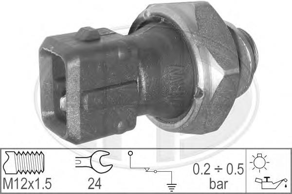 Sensor de presión de aceite 330356 ERA