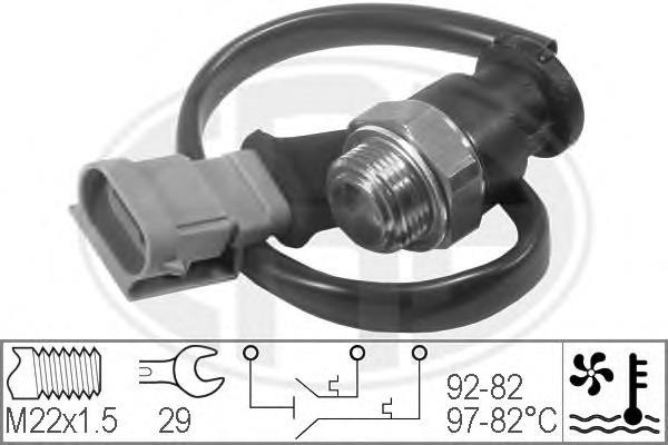 Comprar TS10530 Delphi Sensor de temperatura del refrigerante, salpicadero