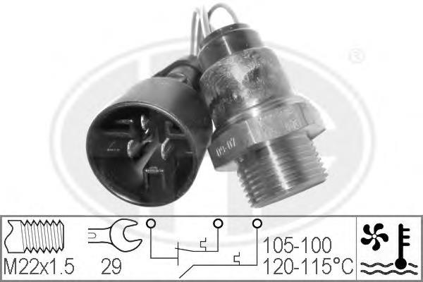 Sensor de temperatura del refrigerante 330225 ERA