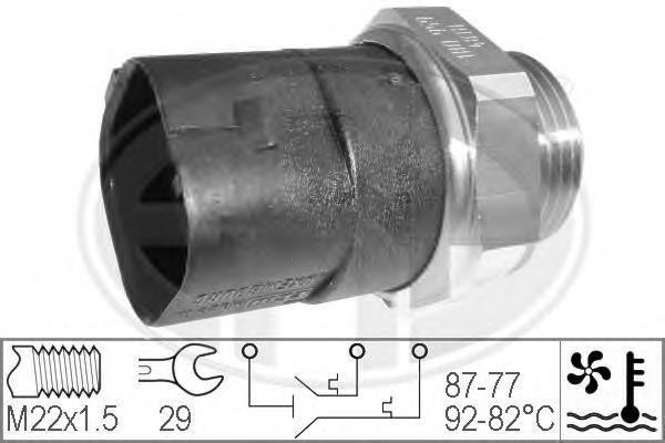 330283 ERA sensor, temperatura del refrigerante (encendido el ventilador del radiador)