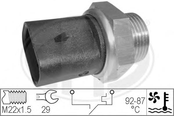 330273 ERA sensor, temperatura del refrigerante (encendido el ventilador del radiador)