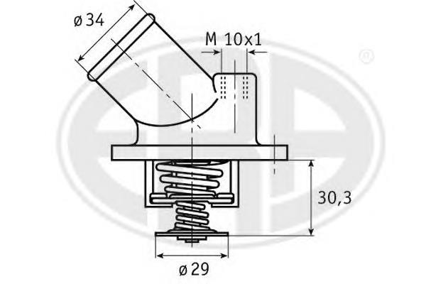 350292 ERA termostato, refrigerante