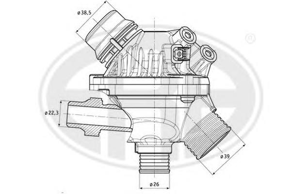 350337 ERA termostato, refrigerante