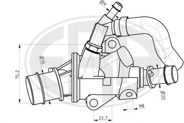 Comprar 55202883 Fiat/Alfa/Lancia Termostato