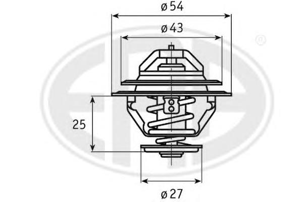 350032 ERA termostato, refrigerante