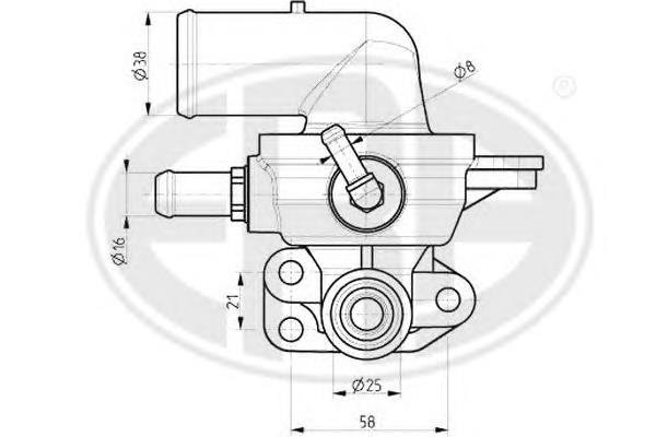 350034 ERA termostato, refrigerante